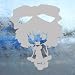 Rozen Maiden Gray Decal Shinku Hinaichigo Window Gray Sticker