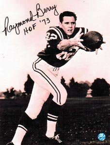 Raymond Berry Signed Baltimore Colts 8x10 Photo - HOF 73