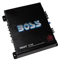 Boss Audio R1100M Mosfet Monoblock Power Amplifier with Remote Subwoofer Level Control