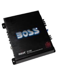 Boss Audio R1100M Mosfet Monoblock Power Amplifier with Remote Subwoofer Level Control