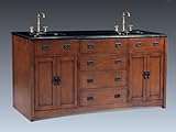 IMAGE OF Double Sink Chest in Medium Brown - P5433-03A-3