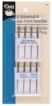 Machine Needles Asst-8/Pkg