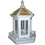 Gazebo Birdfeeder- White