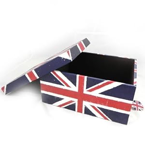 Boite a Souvenirs drapeau anglais Union Jack format moyen