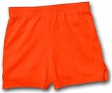 Adult Womens Elastic Waist Sport Shorts Orange