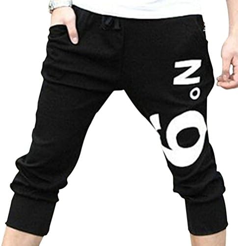 sany58520store Mens Leisure Hip-hop Dance Sport Harem Shorts Pants Cropped Trousers