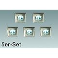 LED Einbaustrahler Strahler Spot Einbauset 5-er Set