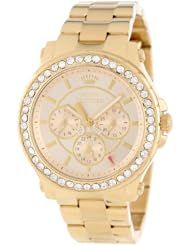 Juicy Couture Womens 1901049 Pedigree Gold Plated Bracelet Watch