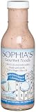 Sophia's Gourmet Foods Greek Island Dressing with Feta Cheese & Calamata Olives, 12-Ounces Bottles (Pack of 6)