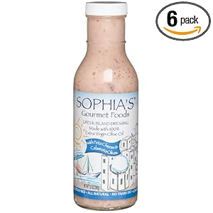 Sophia's Gourmet Foods Greek Island Dressing with Feta Cheese and Calamata Olives,... by Sophia's Gourmet Foods