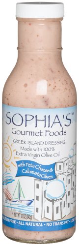 Sophia's Gourmet Foods Greek Island Dressing with Feta Cheese & Calamata Olives,... by Olive Oil