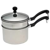Kitchen & Housewares : Farberware Classic Series 2-Quart Saucepan with Double Boiler Insert and Lid