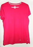 ~Danskin Now~ *DN Core Poly Tee*. Women's, Bright Pink. Size Small (4-6) Performance Collection. Loose Fitting, Dri-more. Moisture Wicking to Keep You Dry.
