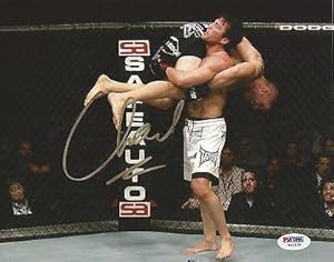 Chael Sonnen Signed UFC 8x10 Photo COA Picture Autograph 117 148 136 159 - PSA/DNA Certified - Autographed UFC Photos