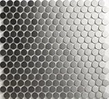 Stainless Steel Tiles Earthworks Series Penny Rounds 3/4" Mosaic