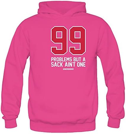 Standmile Women's J.J.Watt 99 Houston Texans Hoodie Sweatshirt XX-Large Pink