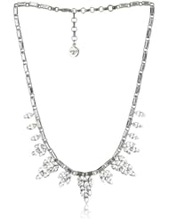 Ben-Amun Jewelry "Pearl and Crystal" Crystal Collar Necklace, 20"