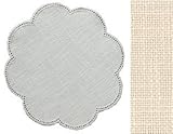 Eigenschaften Creativ Discount / Creativ Discount - Anhäkelform Blüte, 20 x 20 cm, Créme
