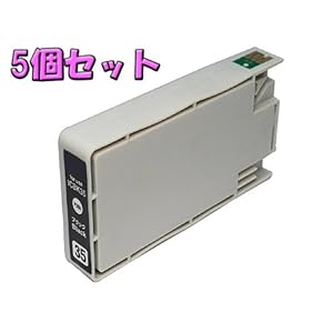 【クリックで詳細表示】≪5個セット≫ EPSON IC-BK35 (ブラック)互換インクカートリッジ