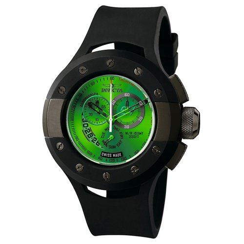 Invicta Men's 6484 S1 Collection Chronograph Black Rubber Watch