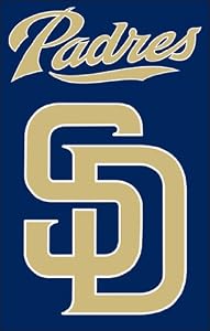 AFSDP Padres 44x28 Applique Banner Banner Flags MLB