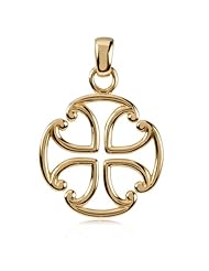 14 Karat Gold Maltese Cross Pendant