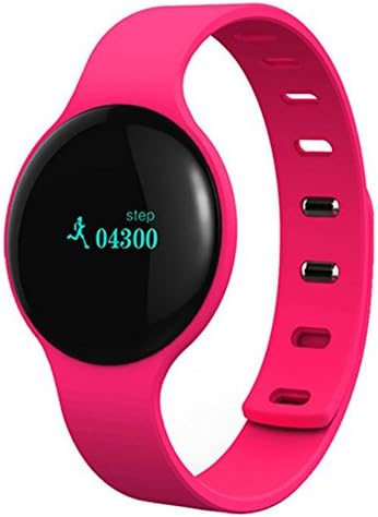 ljersa® Bluetooth Smart Bracelet Band Sport Fitness Wristband H8 with Pedometer Step Calories Count Sleep Monitor Health Fitness Tracker (Rose)