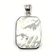 Silver Stone Pendants, Size: 38mm (1.5 inches)