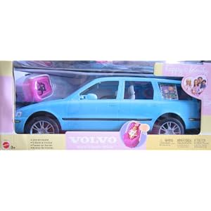 Barbie Happy Family VOLVO Vehicle - Volvo V70 SUV w Open Close Back Hatch, Car Seat w 3... by Barbie Happy Family Volvo Vehicle and 7 Play Pieces
