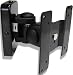 Black Tilt, Swivel and Rotate LCD TV or Monitor Wall Bracket by Cable Mountain