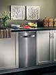 Broan 15XESS 15" Programmable Trash Compactor flat stainless steel door storage compartment