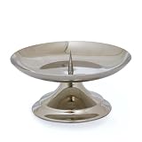Cathy's Concepts Silver Pillar Candle Holder