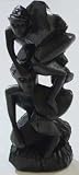 9 Ebony Wood Family Tree Carving