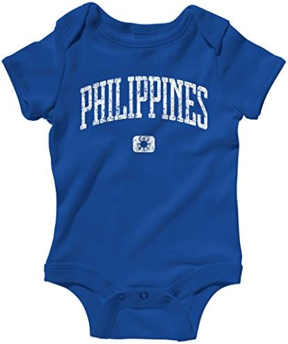 Smash Vintage Baby Philippines Creeper - Royal Blue, NB