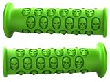 Green Moto Grip Brand Premium Skull Grips Fit Razor Scooter