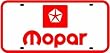 MOPAR LICENSE PLATE sign * car chrysler