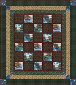 Windham On the Lake Bears in the Woods Quilt Kit 91