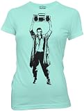 Say Anything - Lloyd Boombox Jr / Womens T-shirt in Tahiti Blue-Nla, Size: Medium