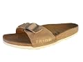 Tatami Madrid Applique Waxy Tobacco Brown Leather