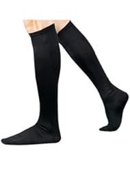 Apparel: Lisli? Mens Sport Soccer Mesh Tube Socks Over Knee High Long Socks Baseball (Black)