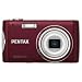 Pentax Optio P70 12MP Digital Camera with 4x Wide Angle Optical Zoom and 2.7 inch LCD (Red)