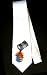 Party Decoration Necktie with toxic waste, oil, kettle, globe, pollution, drum, world, earth