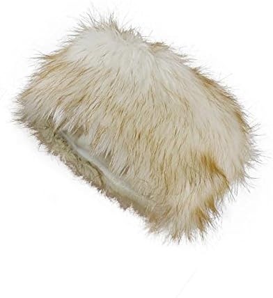 FUNOC New Ladies Womens Mens Faux Animal Fur Winter Ski Russian Cossack Hat Headband