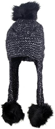Fishka Women's Graceful Angora Caps Black