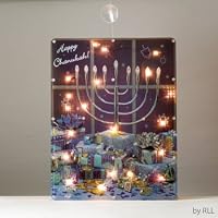 Hologram Chanukah Scene Electric Decoration