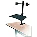 Balt Up-Rite Rear Mount Sit Stand Workstation, Dual Monitor (91114)
