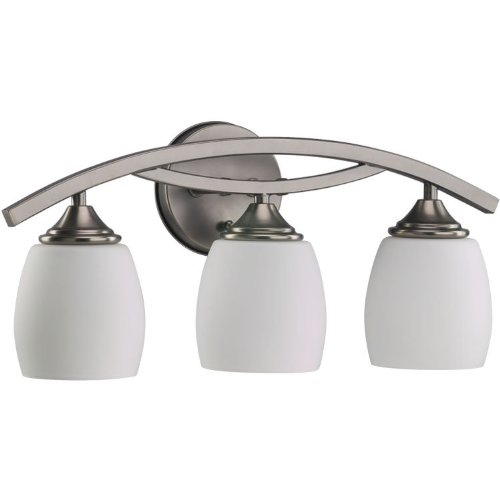 Quorum International 5030 3 92 Vanity Lights with Opal Satin Shades
