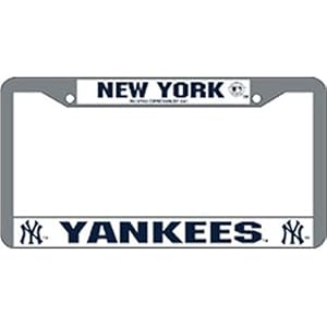 New York Yankees MLB Chrome License Plate Frame by Rico Industries