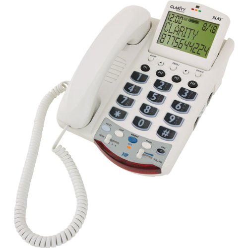 Xl45D Amplified Corded Telephone With Large Lcd Caller Id - 50Db Speakerphone