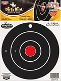 Birchwood Casey Dirty Bird Bullseye Targets, 8 Round, 25ct